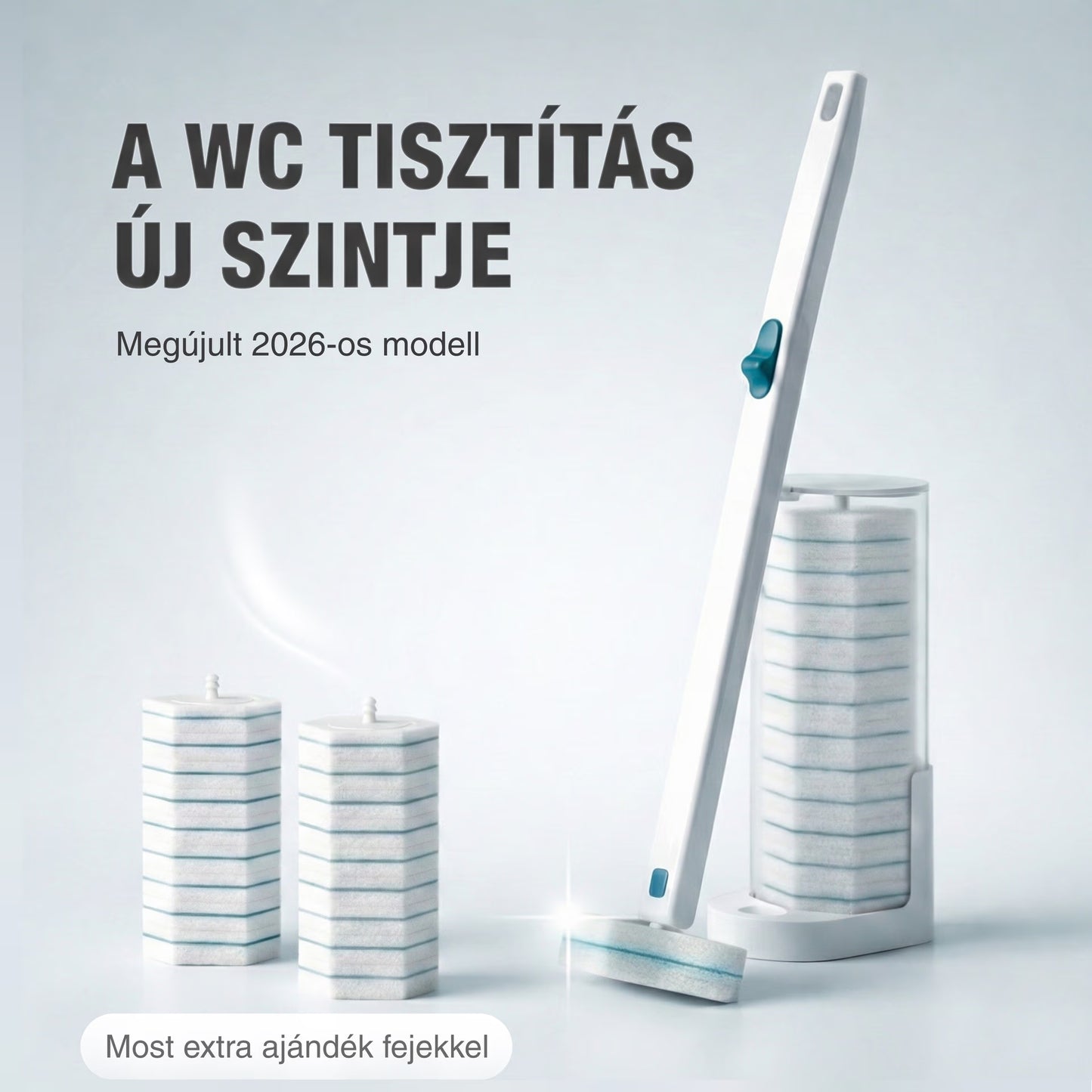 Shine Master CleanPod – Eldobható higiénikus WC tisztító rendszer