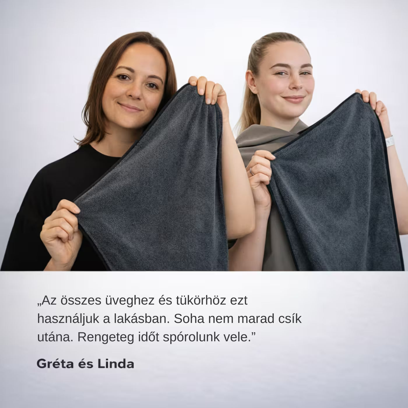 Shine Master Prémium Mikroszálas Kendő - Csíkmentes tisztítás, vegyszer nélkül