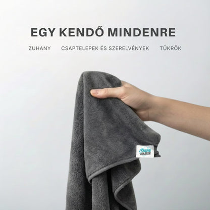 Shine Master Prémium Mikroszálas Kendő - Csíkmentes tisztítás, vegyszer nélkül
